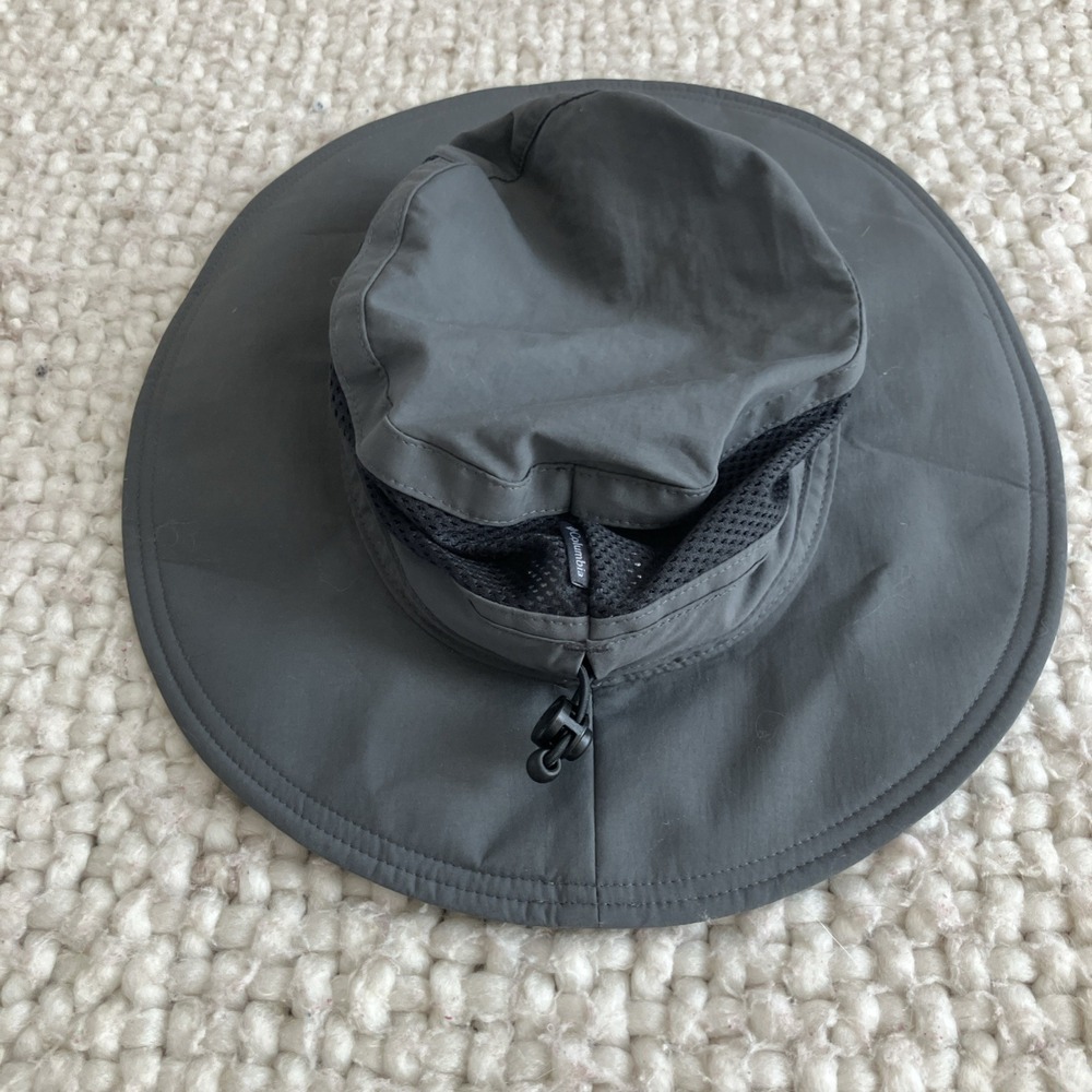 Columbia Sportswear Bucket Hat Cap One Size Gray Shade Outdoor Fishing Eldora - Picture 3 of 8